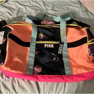 Pink Victoria Secret Duffle Bag